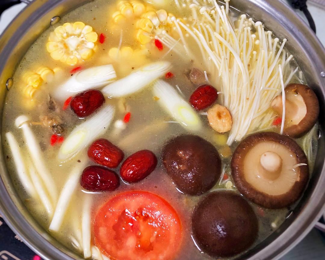 麻辣火锅底料：煮锅过程参考