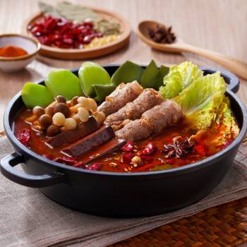 火锅底料做麻辣烫：煮锅过程参考