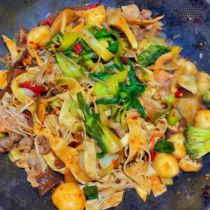 火锅底料辣度：煮锅过程参考